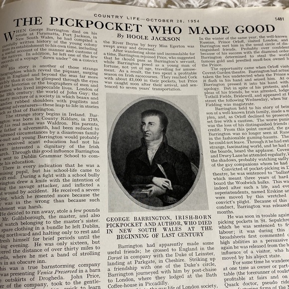 COUNTRY LIFE MAGAZINE October 28, 1954 - Picture 12 of 16